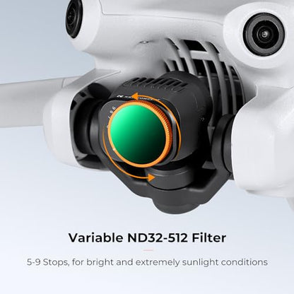 K&F CONCEPT Variable ND UV CPL Filter Kit Compatible with DJI Mini 4 Pro
