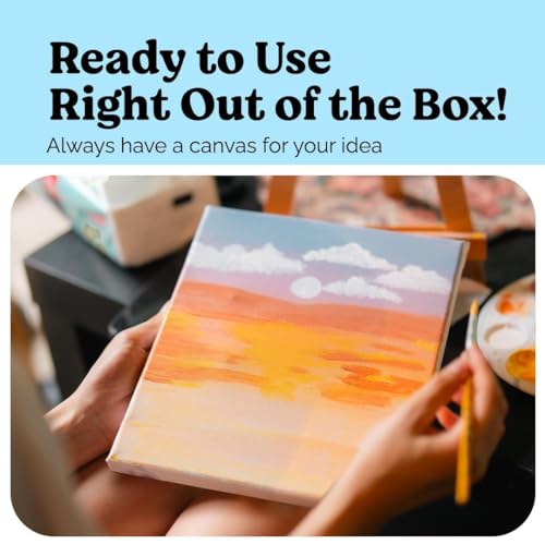 Chalkola 11x14 Canvas for Painting, 15 Bulk Value Pack - Blank Panels - color: 15 - 11"x14" - Whiite