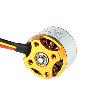QWinOut A2212 1000KV Brushless Outrunner Motor 13T with 3.5mm Male Banana Bullet for RC DIY Aircraft Multi-Copter Quadcopter Drone (4 Pcs)
