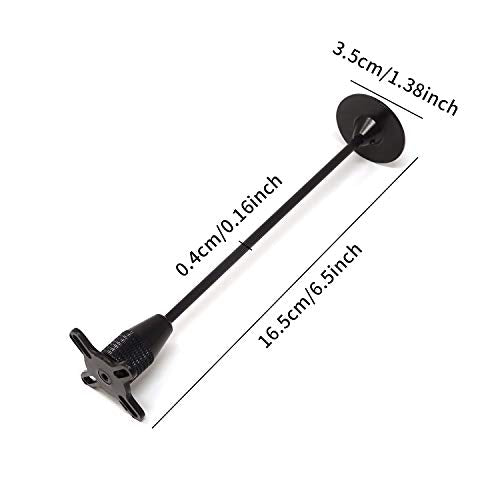 Honbay CNC Aluminum GPS Folding Antenna Base Mount Holder Bracket for DJI Quadcopter Multicopter (Black)
