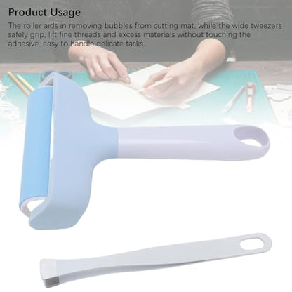 Pssopp Brayer Roller Printmaking Brayers Rubber Roller Brayer Rollers Hard Rubber,Rubber Roller Brayer for Printmaking Ink Wallpapers Stamping Gluing (Light Blue) - color: Light Blue