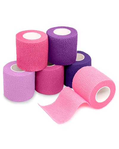 FriCARE Self Adhesive Bandage Wrap, Medical Tape in First Aid Kit - color: Sugar Bloom