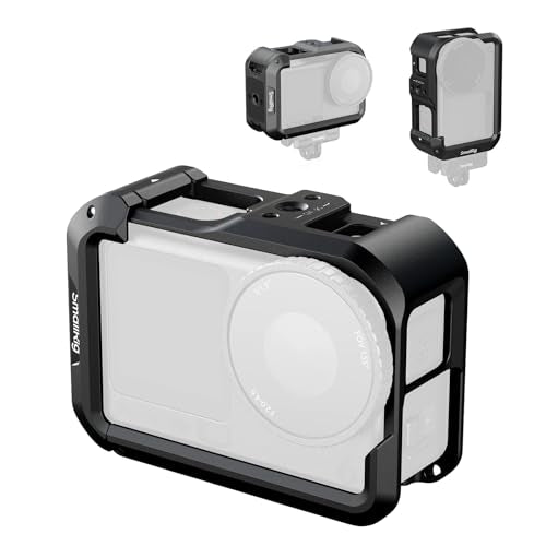 SMALLRIG Aluminum Cage for DJI Osmo Action 6 with Expansion Interfaces-5888 - style: Basic Cage