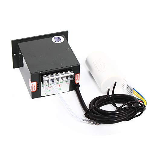 0-27RPM 90W 50K AC Variable Speed Gear Reduction Motor with Controller - color: 50K 90W