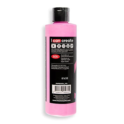 Mont Marte SuperCell Pouring Paint 240ml - Hot Pink - color: Hot Pink