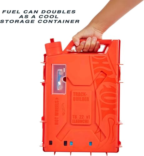 Hot Wheels Track Builder Unlimited Fuel Can Stunt Box Playset & Car
