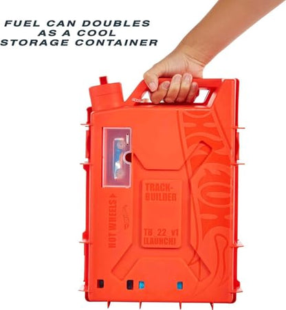 Hot Wheels Track Builder Unlimited Fuel Can Stunt Box Playset & Car