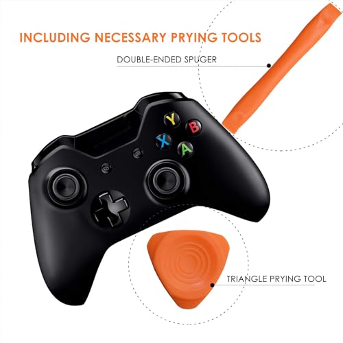 TOMSIN® Replacement Thumbsticks for Xbox One/ PS4 Controllers, Joysticks Repair Kit for Xbox One S (4 Pcs) - size: 4 Pcs