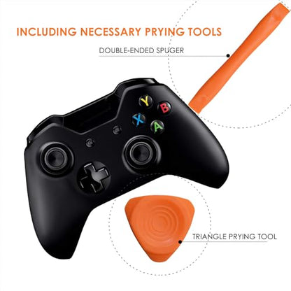 TOMSIN® Replacement Thumbsticks for Xbox One/ PS4 Controllers, Joysticks Repair Kit for Xbox One S (6 Pcs) - size: 6 Pcs
