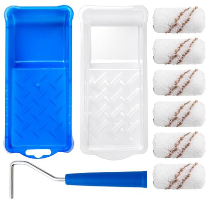 Mister Rui Paint Roller Kit, 9 Pack, 2 Inch Microfiber Paint Roller Covers - size: 2 inch (Pack of 9)