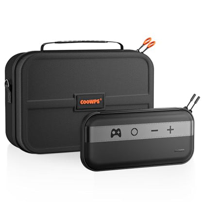 COOWPS for Nintendo Switch 2 Case, Full Protection Portable Travel Case - color: Black