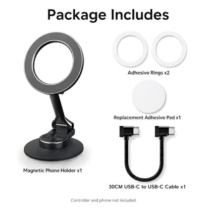 Adjustable Magnetic Phone Stand for DJI RC-N1/N2/N3 Controller(Round Base) - size: Round