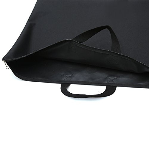 600D Portfolio Waterproof with Handle and Zipper for Student and Artist 2-Pack - size: Small