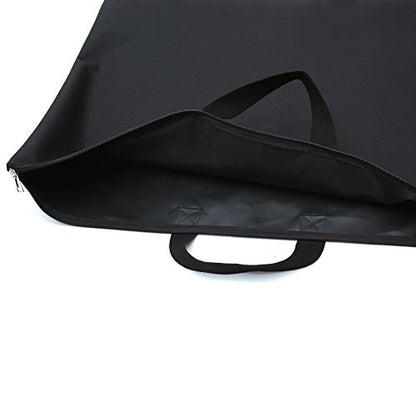 600D Portfolio Waterproof with Handle and Zipper for Student and Artist 2-Pack - size: Small