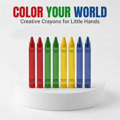 Rosmonde Crayons Bulk, 250 Sets of 4 Pack (1000 Count), Party Favor Crayons