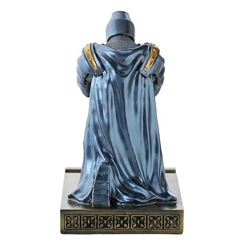 Medieval Templar Vanguard Officer Knight Pen Holder Desk Organizers Blue - color: Blue