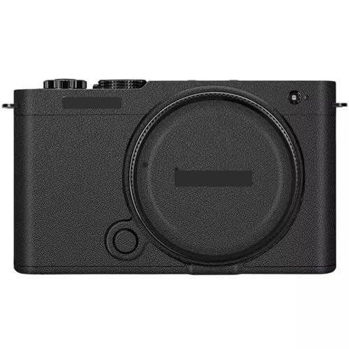 Camera Skin Wrap Anti-Scratch Sticker Coat Vinly Protective Film Body Protector Decals Cover for Panasonic Lumix S9 S 9(Leather Black) - color: Leather Black
