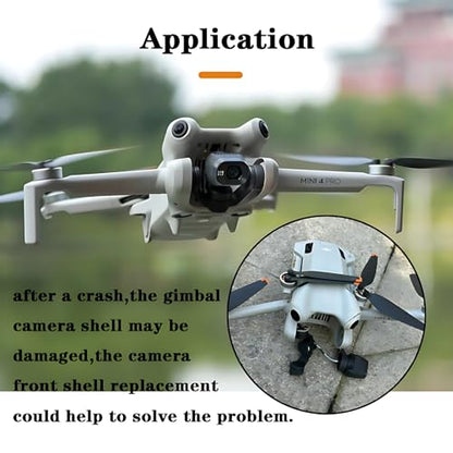 Replacement Gimbal Camera Front Shell for DJI Mini 4 Pro Gimbal Camera Housing Repair Parts Mini 4 Pro Drone Accessories