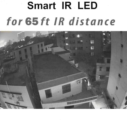 Real HD 5MP Analog Coax Dome TVI CVI CCTV Surveillance Security Camera, 2.8mm 100° Wide Viewing Angle, 65ft IR Night Vision, Outdoor, Full Metal Housing, ONLY Compatible with 5MP and 8MP DVR