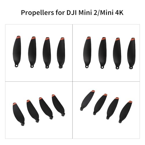 Propellers for DJI Mini 2/Mini 4K, Low Noise Replacement Spare Blades for DJI Mini 4K/ Mini 2/ Mini SE/Mini 2 SE Drone Accessories