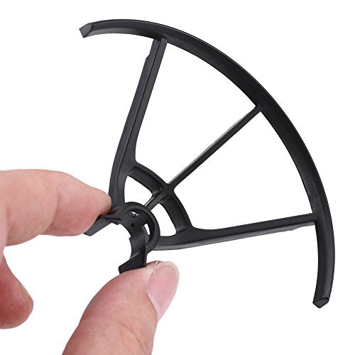 4 Pcs Drone Propeller Guards, Plastic Propeller Sheets Protectors Propeller Protector Propeller Blades Protective Guards for Tello Quadcopter