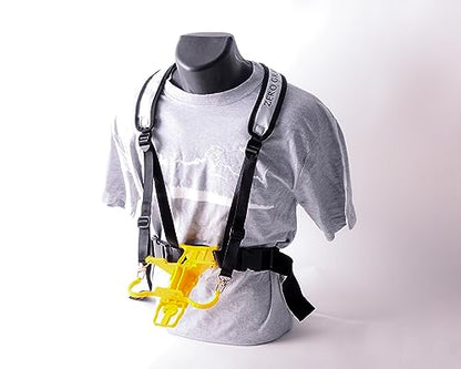 Zero Gravity Hands-Free RC Shoulder Harness/Lanyard Body Mount for DJI RC Controller (Mini 3 Pro) Innovative Two Position Locking Holder, Secure Controller to Pilot's Body, Patent Pending