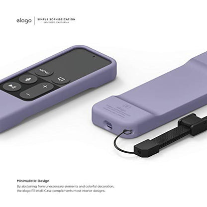 elago R1 Intelli Case for Apple TV 4K Siri Remote 1st Gen - color: Lavender Grey
