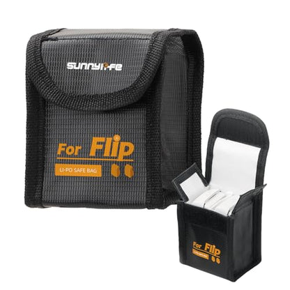 Lipo Storage Case for DJI Flip Battery Accessories-for 2 Batteries - size: Medium (for 2pcs batteries)