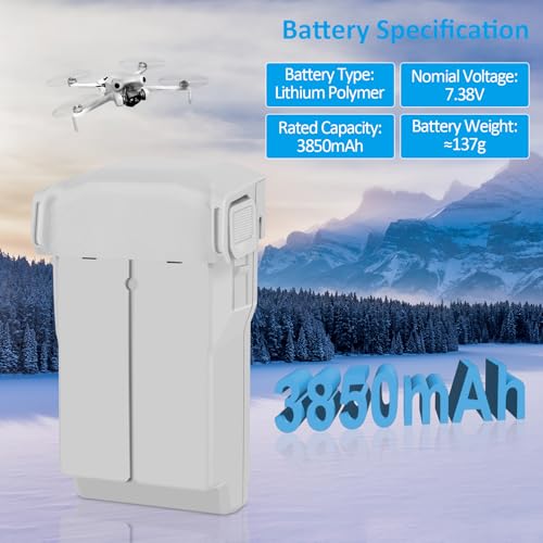Mini 3 Series Intelligent Flight Battery Plus (2 Packs) with Bi-Directional Charging Hub for DJI Mini 3/3 Pro/4 Pro