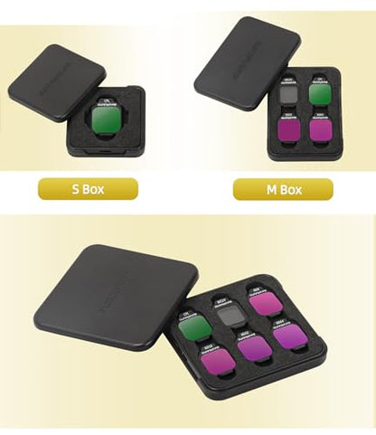 ND Filter Kit for DJI Flip Drone,MCUV,CPL ND8 ND16 ND32 ND64 Multi-Coated Camera Lens Filter Set Light Reduction Vlog Camera Filter Accessories (4PCS ND Set(ND8 + ND16 + ND32 + ND64))