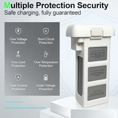 Phantom 3 Battery 4500mAh 15.2V Intelligent Flight Replacement Extended Battery, 23-Min Flight Time, for DJI Phantom 3 Pro/Advanced/4K/SE/Standard Drone