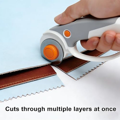 45mm Rotary Cutter Blades for Fiskars Blade Replacement Quilting 10 Pack