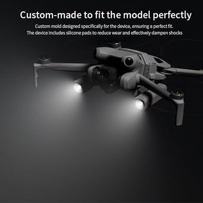 Mini 4 Pro Drone LED Night Flight Searchlight, Night Navigation Light Rechargeable Emergency Lamp Lights, Strobe Lights Headlight for DJI Mini 4 Pro Drone Accessories