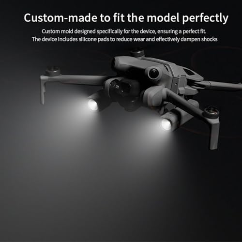 Mini4 Pro Drone Searchlight Night Light for DJI Mini 4 Pro Rechargeable Dual Light 360° Rotation Multiple Modes Night Flight Light