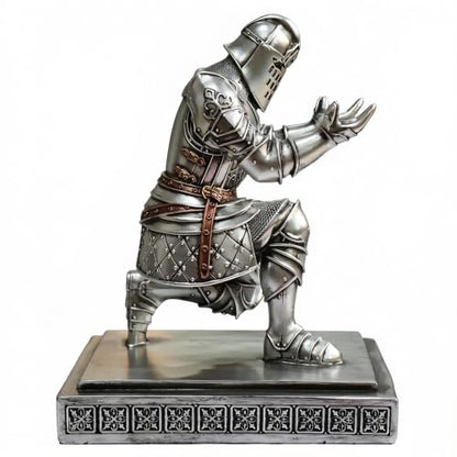 King's Guard Knight Pen Holder with a Letter Opener Desk Organizers Silver - color: Silver