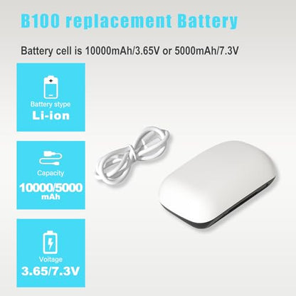 10000mAh Battery for BOBO VR S3 Pro and E3 Pro Replacement for B100 Hot-Swap Battery Accessories,Magnetic Connectors