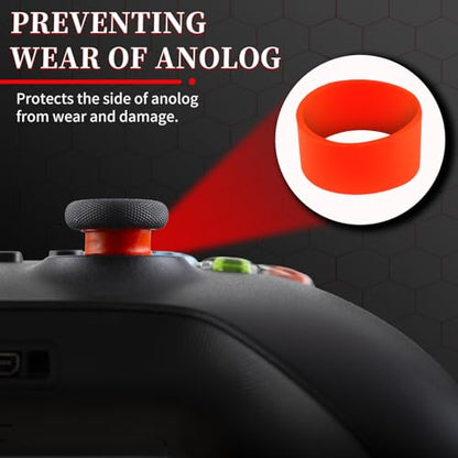 Silicone Skin Cover Sticker x 1 & Extender Grips x 2 for Xbox Series/One Controller Deapool