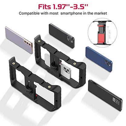 ULANZI U Rig Pro Smartphone Video Rig, Filmmaking Vlogging Case Phone Video - color: Black