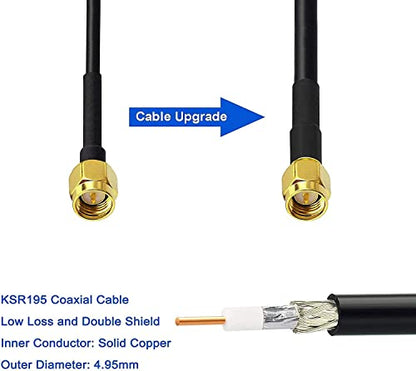 Bingfu 4g LTE Long Range Outdoor Cellular Trail Camera Router SMA Antenna