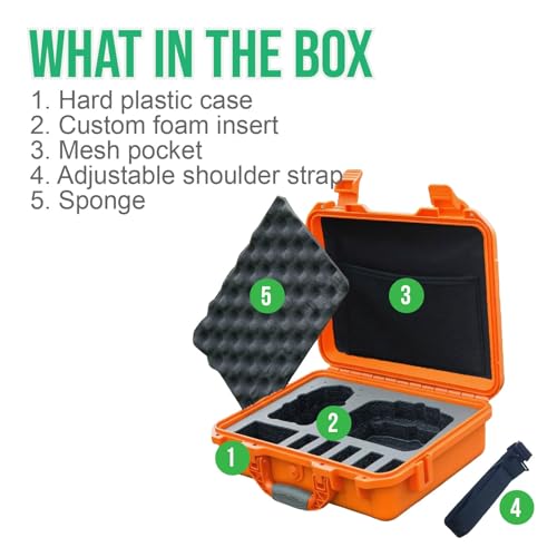 INNVO Waterproof Hard Case for DJI Mini 3 and Mini 4 Pro Fly More Combo
