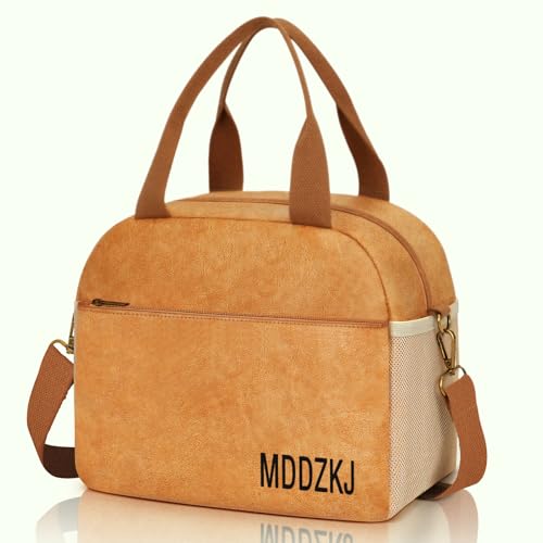 Upgraded 3 Pockets Fireproof Document Bag (Brown, 2pockets+Small Bag) - color: Brown, size: 2pockets+Small bag