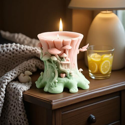 Resin Mushroom Molds, Silicone Tree Stump Mold for Epoxy, Concrete - color: Tree Resin Mold