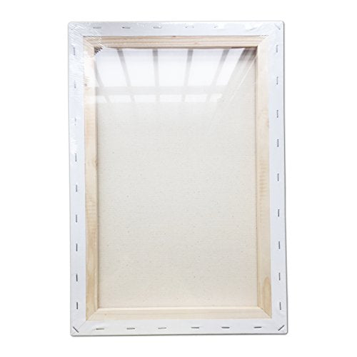 LWR CRAFTS Stretched Canvas 12" X 18" Pack of 4 - size: 12"x18"x4