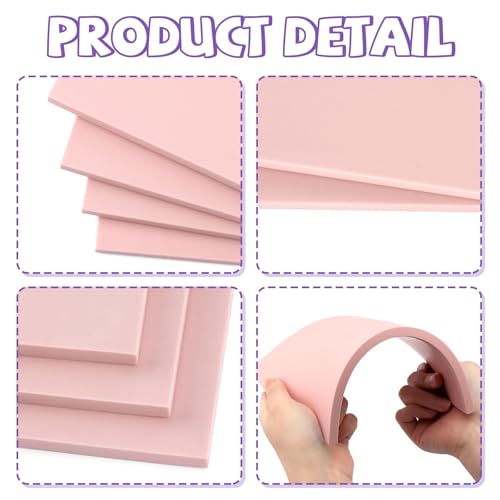 6 Pack Linocut Kit for Printmaking, 4 Pcs Rubber Stamp Carving Blocks - color: 6pack, size: kit-8"x6"