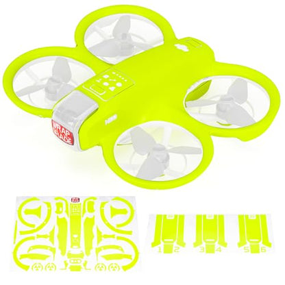 WRAPGRADE Skin Sticker compatible with DJI NEO Full Wrap (Neon Yellow) - color: Neon Yellow