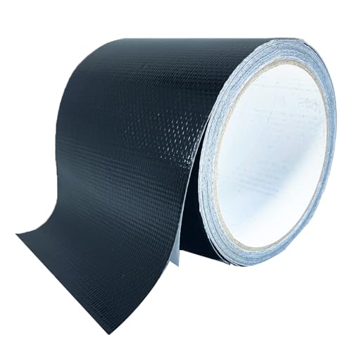 Awning Waterproof Repair Tape, 4IN x 20FT Heavy Duty Outdoor Canvas Tarp Repair Patch Kit, for Tent, Boat Covers, Canopy, Sail, UVproof, Black - color: Black, size: 4IN X 20FT