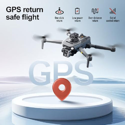 K19 GPS Drone 4.5-inch Screen Controller with SD card, 2 batteries.