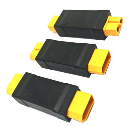 XT60 Connector no Wire Adapter,XT60 Connector Adapter for RC FPV Car Plane Drone LiPo Battery etc XT60 Port Conversion