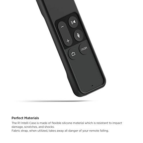 elago R1 Intelli Case for Apple TV Siri Remote 4K / 4th Gen - color: Black