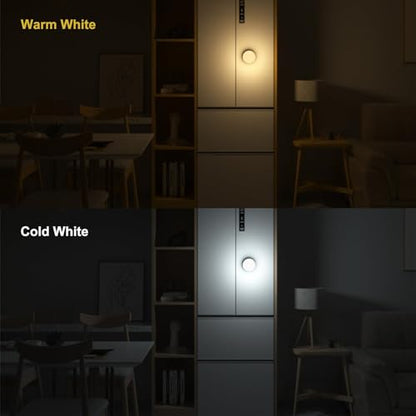 Kintion Portable Night Light, Rechargeable Dimmable 8 Color Lighting (2pcs) - color: White 2pcs